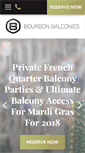 Mobile Screenshot of bourbonbalcony.com